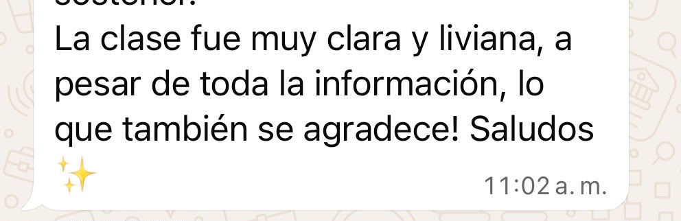 Testimonio Masterclass Enciende tu 1:1