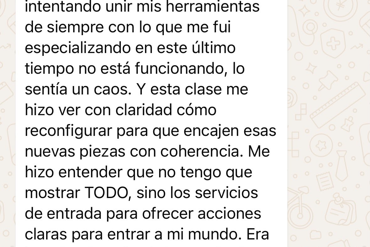 Testimonio Masterclass Enciende tu 1:1