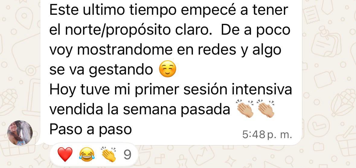 Testimonio por WhatsApp 2
